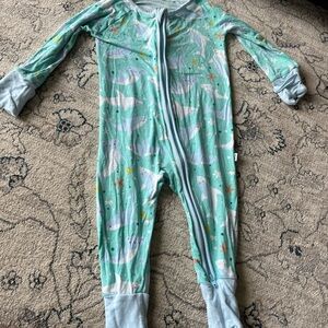 Little Sleepies Shark Onesie, GUC